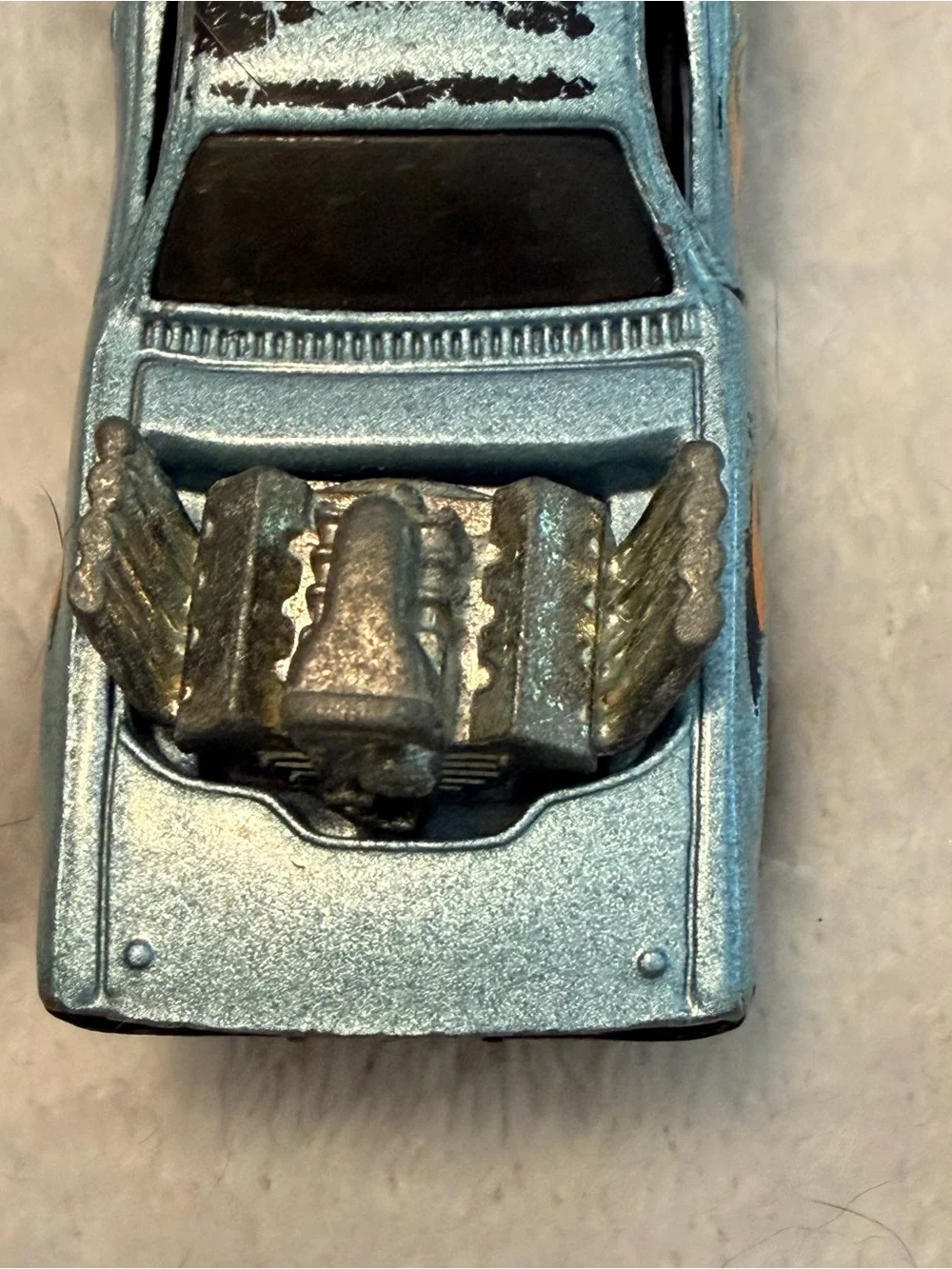 Hot Wheels 2005 Rodger Dodger Blue Flamed Redline 1:64